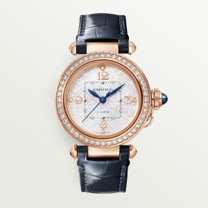 Cartier Pasha de Cartier Silver 18K Rose Gold Watch