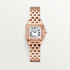 Cartier Panthère de Cartier Small Silver 18K Rose Gold Watch