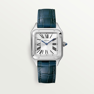 Cartier Santos Dumont Small Silver Stainless Steel Watch