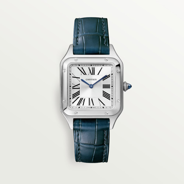 Cartier Santos Dumont Small Silver Stainless Steel Watch