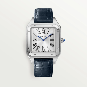 Cartier Santos Dumont Extra-Large Silver Stainless Steel Watch