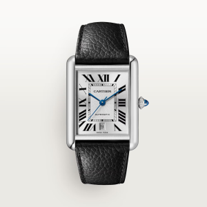 Cartier Tank Must Extra-Large Silvered Stainless Steel Watch