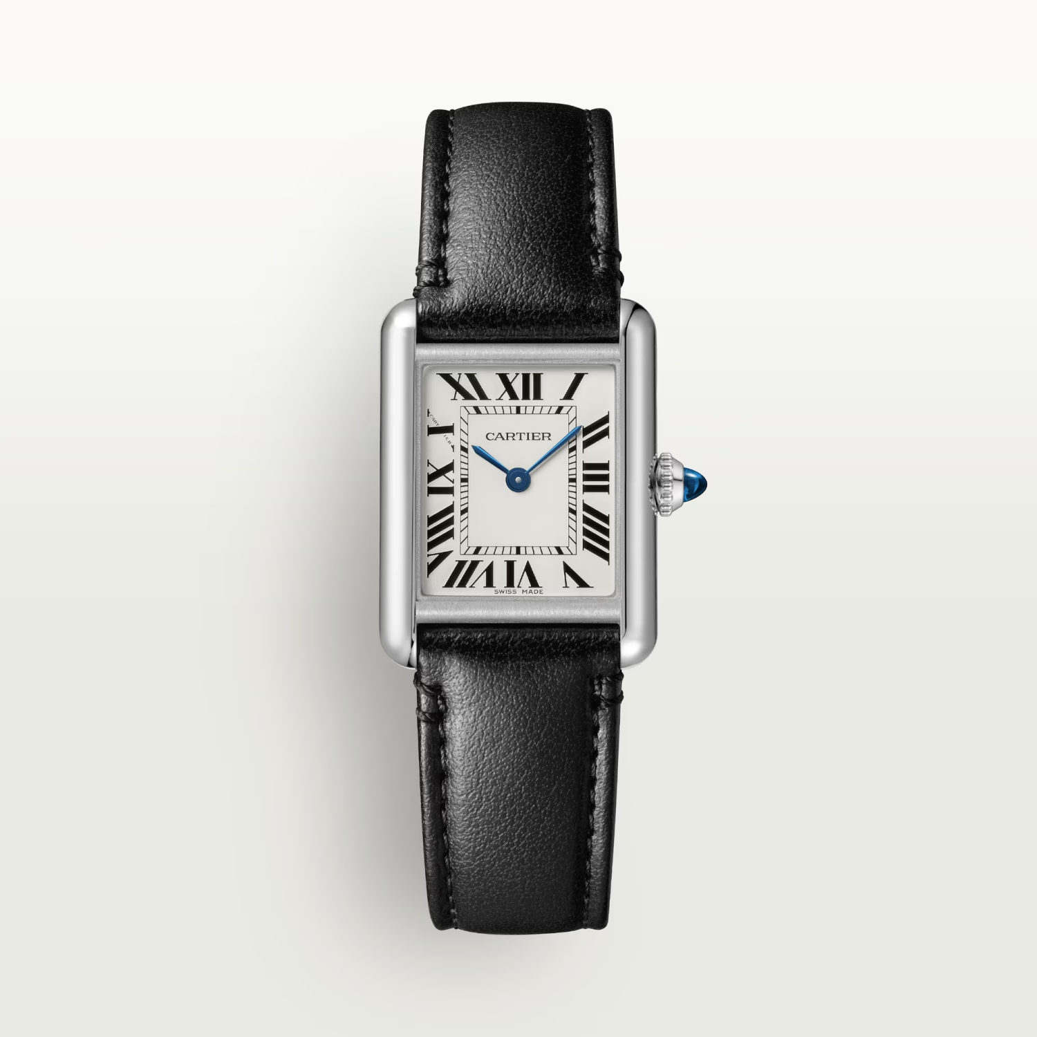 Cartier Tank Must SolarBeat™ Small Silvered Stainless Steel Watch ...