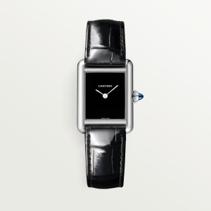 Cartier Tank Must De Cartier Small Black Stainless Steel Watch
