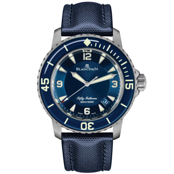 Blancpain Fifty Fathoms Fifty Fathoms Automatique Blue Dial Titanium Watch
