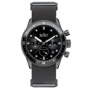 Blancpain Fifty Fathoms Bathyscaphe Chronographe Flyback Black Dial Ceramic Watch