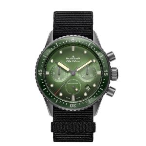 Blancpain Fifty Fathoms Bathyscaphe Chronographe Flyback Green Dial Ceramic Watch
