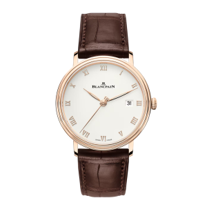 Blancpain Villeret Ultraplate White Dial Red Gold Watch