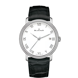 Blancpain Villeret 8 Jours White Dial White Gold Watch
