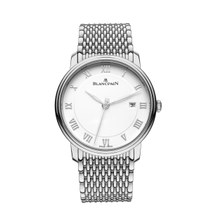 Blancpain Villeret Ultraplate White Dial Stainless Steel Watch