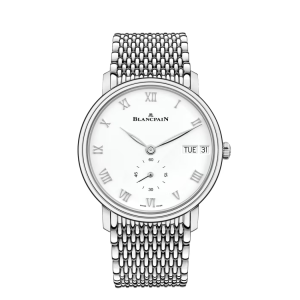 Blancpain Villeret Jour Date White Dial Stainless Steel Watch