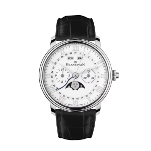 Blancpain Villeret Chronographe Monopoussoir White Dial Stainless Steel Watch