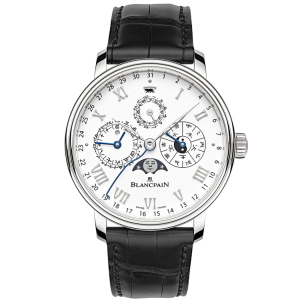 Blancpain Villeret Calendrier Chinois Traditionnel White Dial Platinum Watch