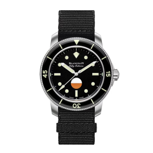 Blancpain Fifty Fathoms MIL-SPEC Limited Edition HODINKEE Black Dial Stainless Steel Watch