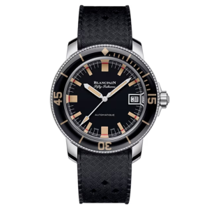 Blancpain Fifty Fathoms Barakuda Black Dial Stainless Steel Watch