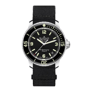 Blancpain Fifty Fathoms 70th Anniversary Act 1 Series II Black Dial Stainless Steel Watch