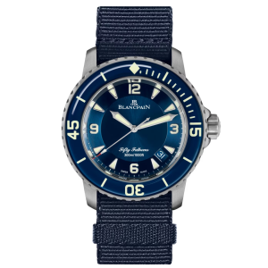 Blancpain Fifty Fathoms Automatique Blue Dial Titanium Watch