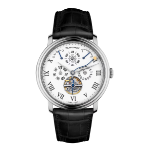 Blancpain Villeret Équation du Temps Marchante White Dial Platinum Watch