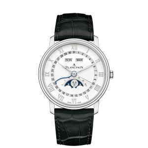 Blancpain Villeret Quantième Complet White Dial Stainless Steel Watch