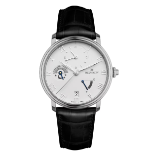 Blancpain Villeret Demi-Fuseau Horaire White Dial Stainless Steel Watch